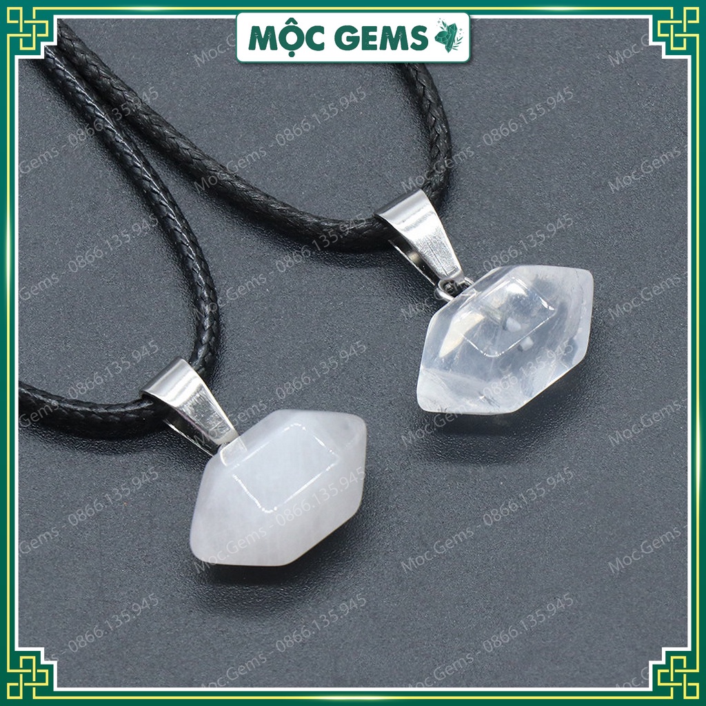 Vòng Cổ Đá Thanh Tẩy Hình Lục Giác, Vòng Cổ Đá Phong Thủy Chiêu Tài Cải Vận, Giúp Tăng May Mắn Và Năng Lượng Tích Cực