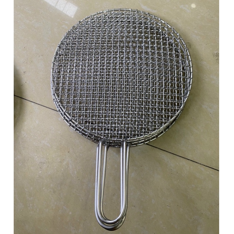 Vỉ Nướng Tròn Inox Hàn Quốc Dành Cho Bếp Ẩn Bàn Size 30cm