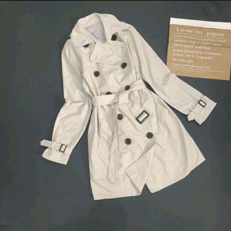 Áo khoác dáng dài Trench coat GLORlA JEANS