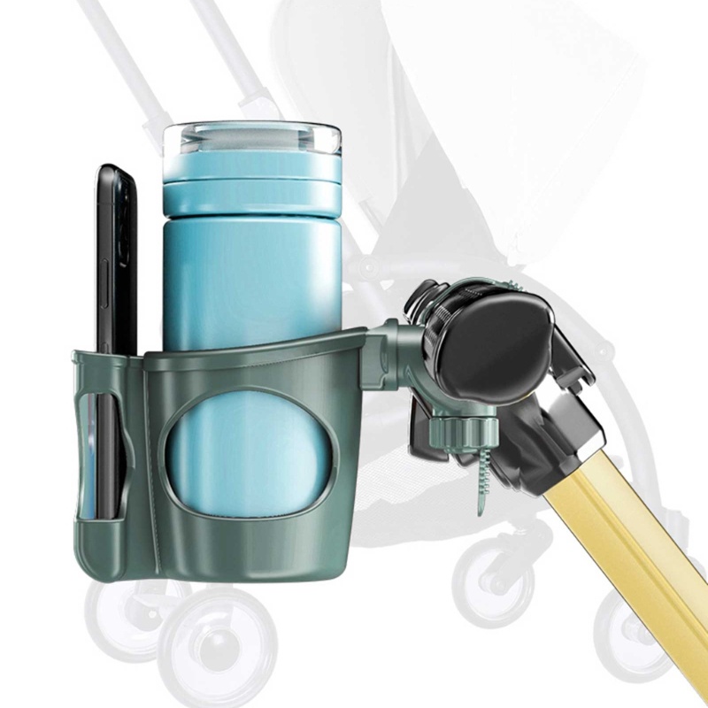 Giá Đỡ Cốc Nước Gắn Tay Lái Xe Đẩy Em Bé Tiện Dụng