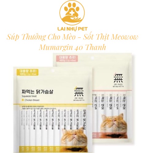 Súp Thưởng Mèo Sốt Thịt Bổ Dưỡng MeoWow Mumargin LAI NHỰ PET 5883