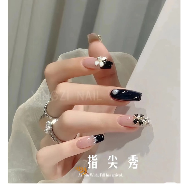 Charm nơ trang trí móng