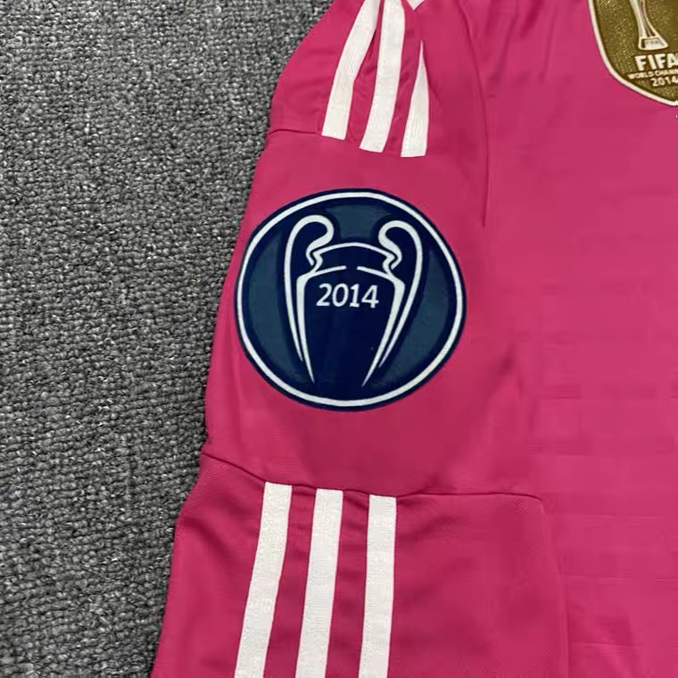 Áo Thun Số 14-15 Tay Ngắn / Ngắn Phong Cách vintage Real Madrid Size S-2XL