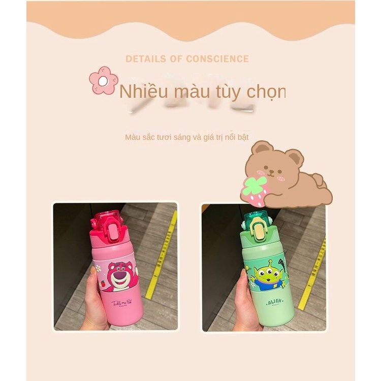 Bình Nước Giữ Nhiệt Họa Tiết Hoạt Hình Disney Xinh Xắn Dành Cho Bé Lớp 316