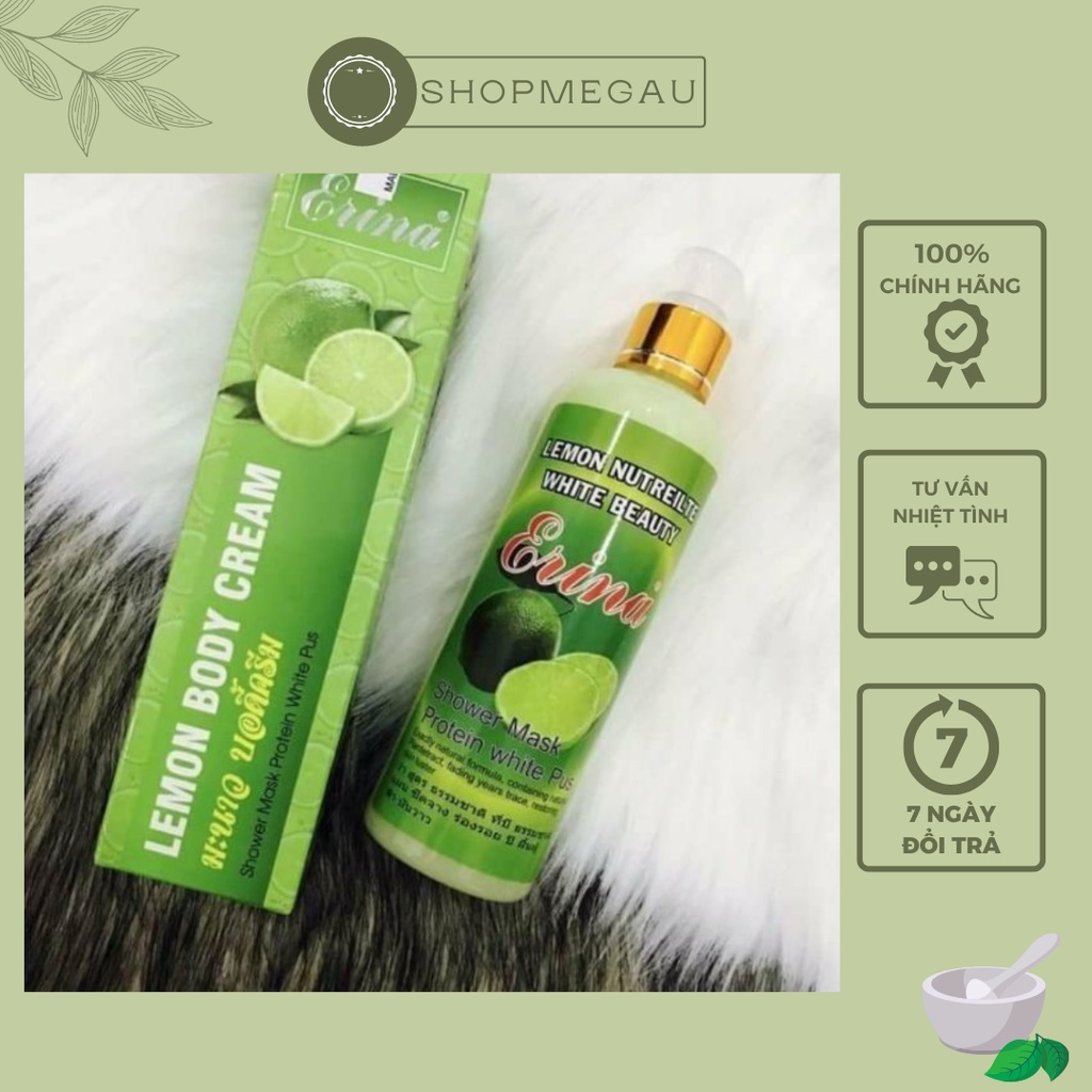 Sữa tắm chanh trắng da Erina Thái Lan Chai 300ml