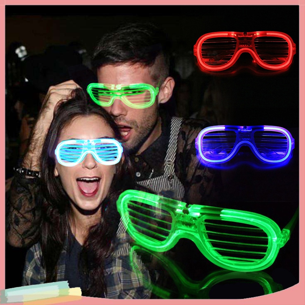 Mắt kính dự tiệc gắn đèn LED với 3 chế độ sáng độc đáo thú vị