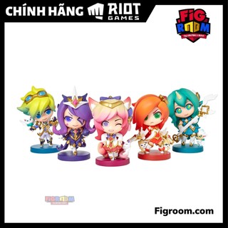 Mô hình lmht set vệ binh tinh tú mini 2 7cm - star guardian team minis set 1