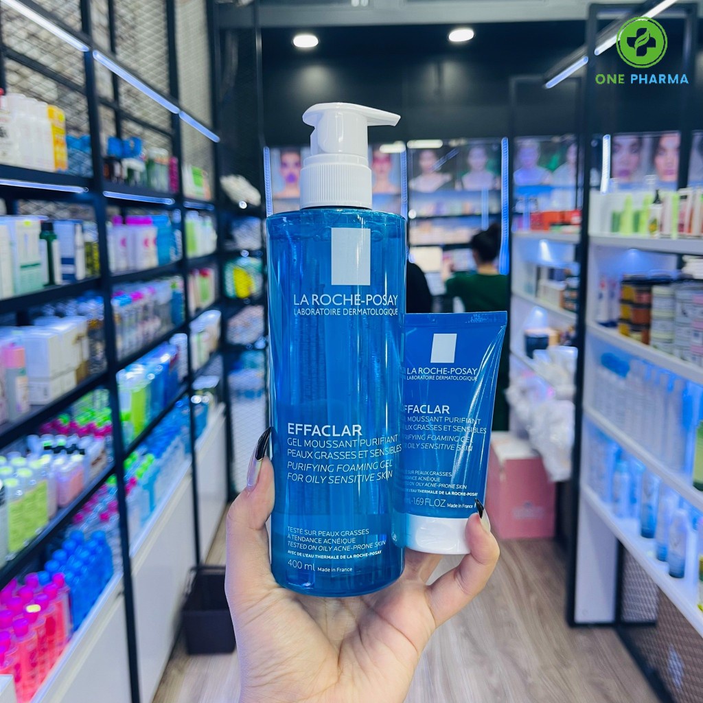 Sữa Rửa Mặt Tạo Bọt La Roche-Posay Effaclar Cho Da Dầu Nhạy Cảm 400ml