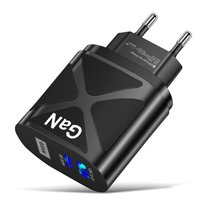 Cục Sạc Nhanh Cổng USB Loại C 65W AC100-240V 50-60Hz 0 5A