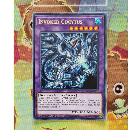 Thẻ Bài Yugioh Monster Invoked Cocytus - GEIM-EN055 - Rare
