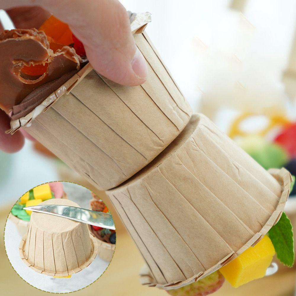 CONOPERY Mô Hình Bánh Cupcake Trái Cây Nhân Tạo Dùng Làm Đạo Cụ Chụp Ảnh