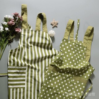 Tạp Dề Cotton Trơn Họa Tiết Chấm Bi Dễ Thương Phong Cách Nhật Bản Thời Trang Mùa Hè Năm 2021  ZSS2