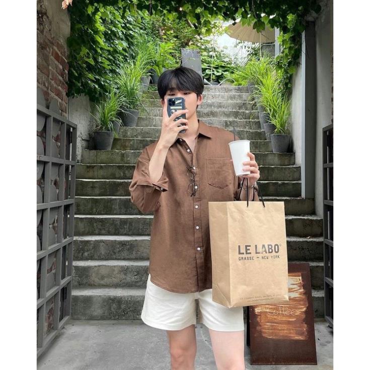 Áo Sơ mi WOO Hàn Quốc TU Unisex