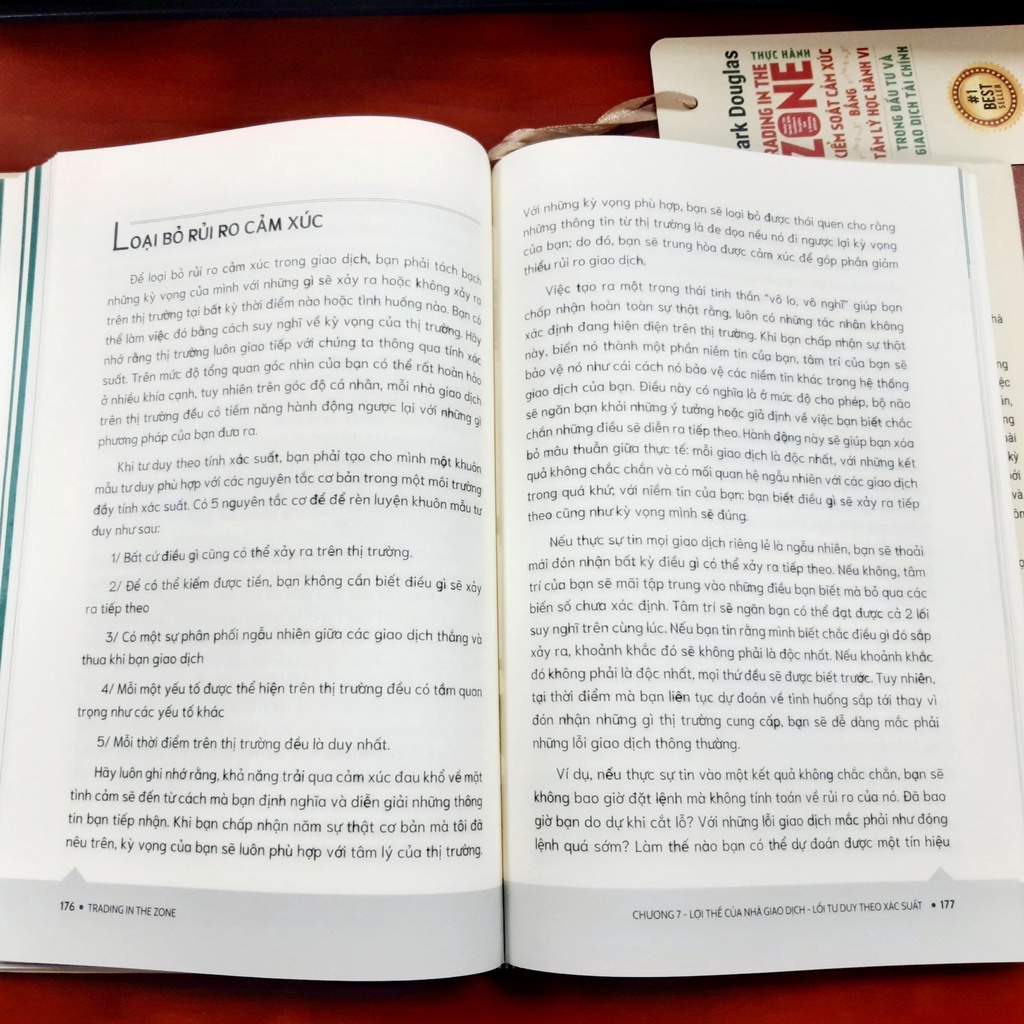 Sách Trading in The Zone Thực Hành Kiểm Soát Cảm Xúc bằng Tâm Lý Học Hành Vi trong Đầu Tư và Giao Dịch Tài Chính