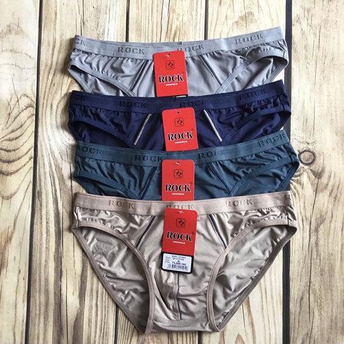Big Size - Quần lót nam thun lạnh pha lụa lưng nhỏ chính hãng ROCK