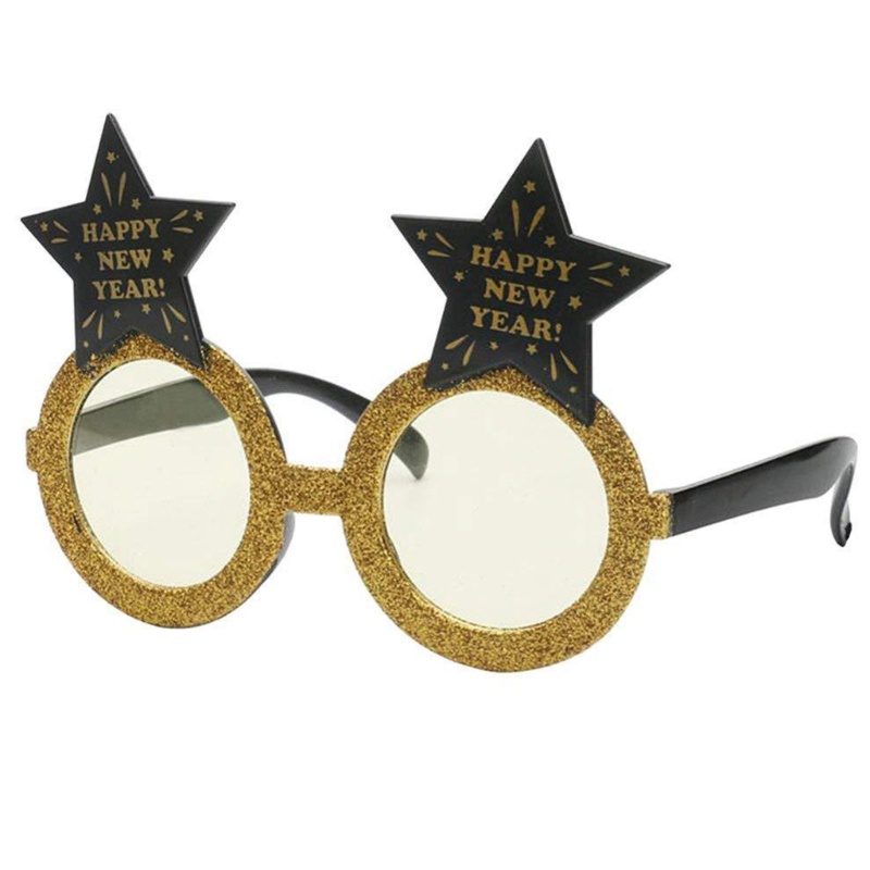 Mắt Kính Hóa Trang Năm Mới Vui Nhộn Thoải Mái Cho Người Lớn Và Trẻ Em