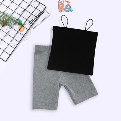 Quần Legging Đùi, Áo 2 Dây Bún Cho Bé Gái Vải Zip Cao Cấp - BabyBoo -PiBo-BHDBLGN