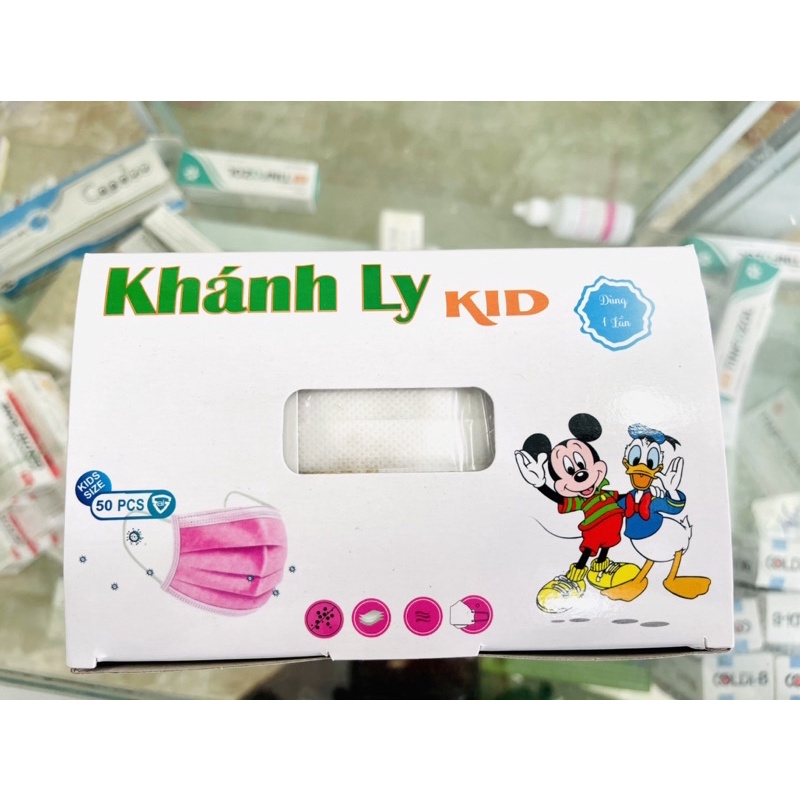 Khẩu trang trẻ em KIDS FACE MASK (hộp 50 chiếc)