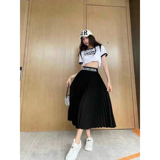 CHÂN VÁY DẬP LY NỮ MIDI