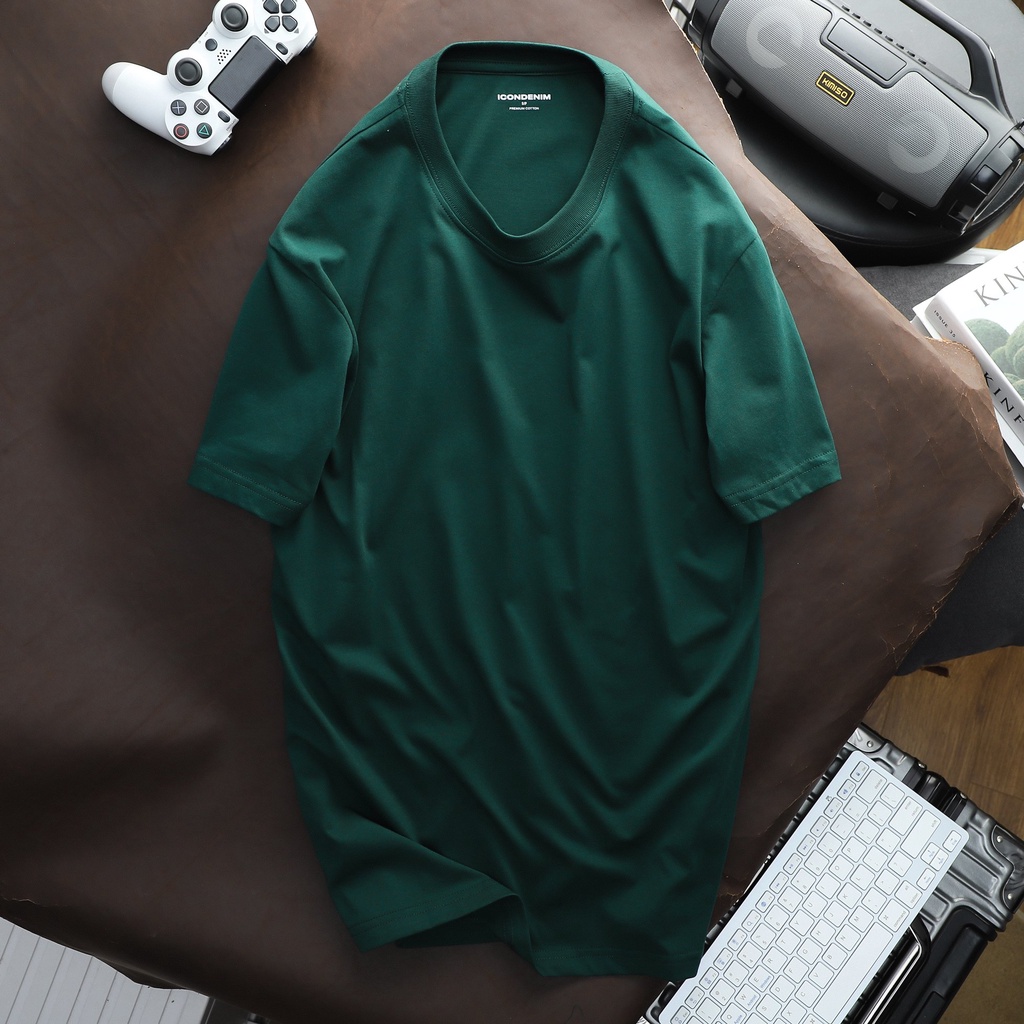 Áo thun nam Basic ICDN Lightweight chất Cotton mềm mại nhẹ thoáng mát - ATID0190