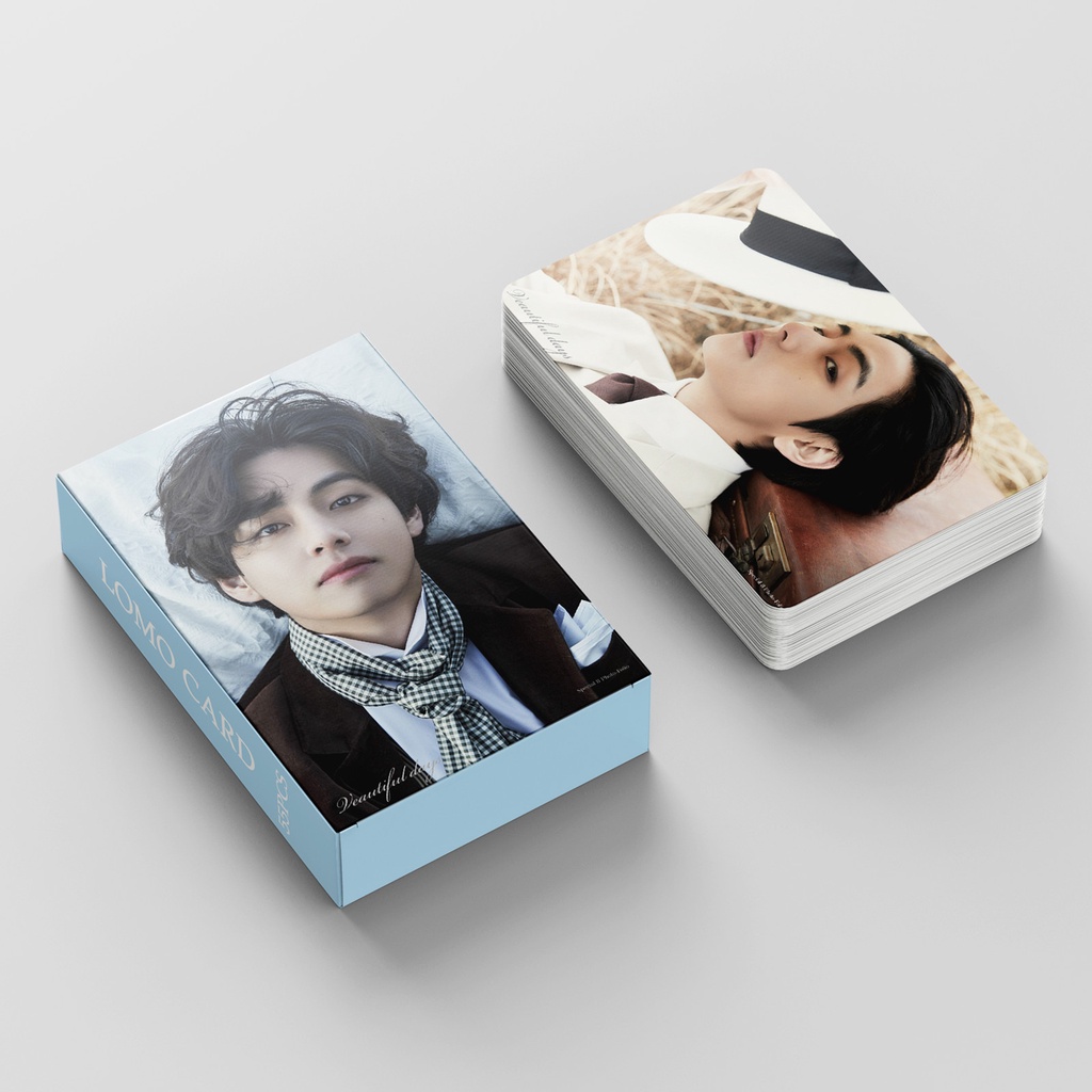 BTS V Album Veautiful Day JIMIN ID : Chaos Photocard Bangtan Boys DALMAJUNG Proof 《Yet To Come》2022FESTA V JUNGKOOK Lomo Card 54pcs/box
