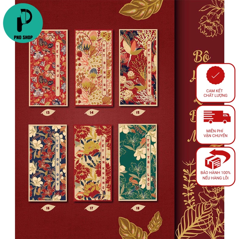 Bao lì xì 2023 Cán Màng Giấy C150 cao cấp - PND PhoneCase
