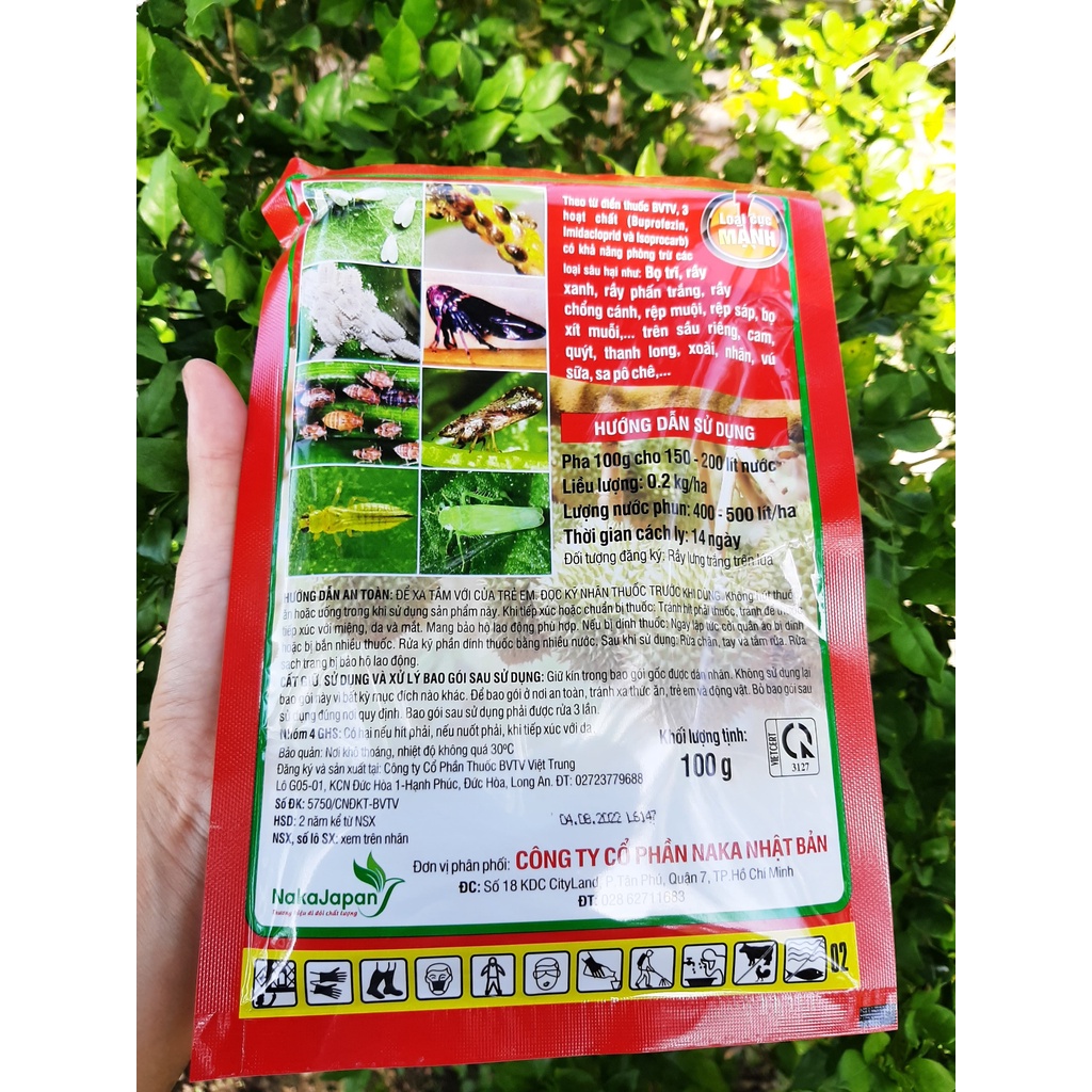 Trừ rầy xanh, rầy phấn trắng trên sầu riêng, lúa Topogold 450WP - gói 100gram_THIEN THINH SHOP