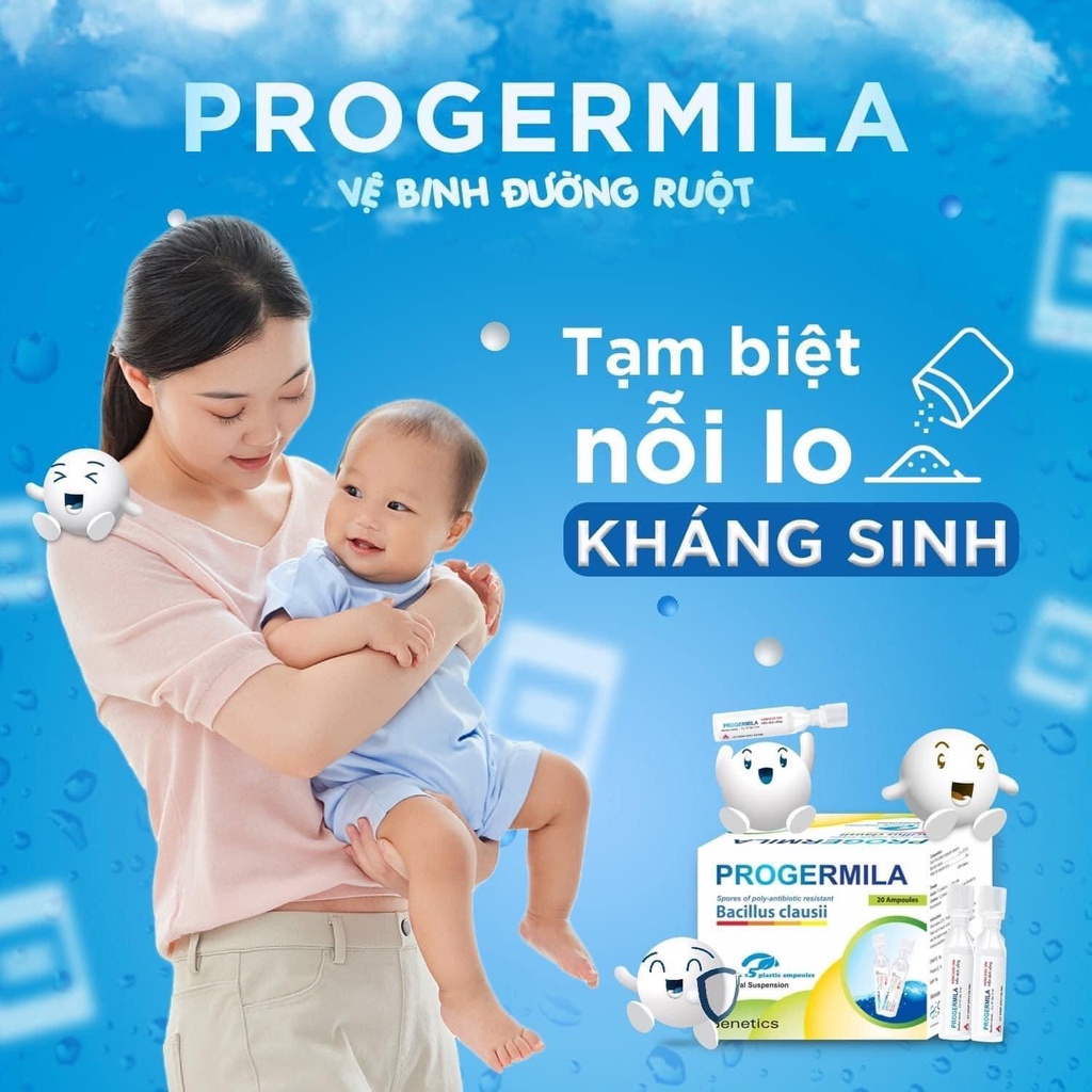 Progermila men vi sinh_ hộp 20 ống