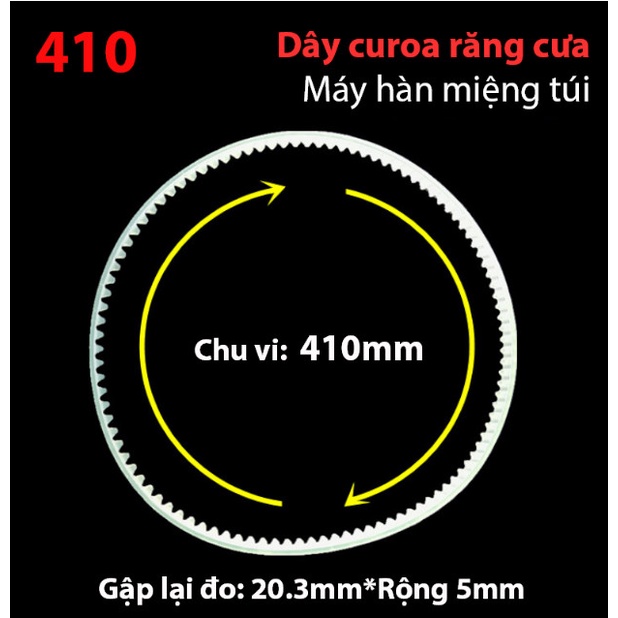 Dây curoa máy hàn miệng túi liên tục - Propack