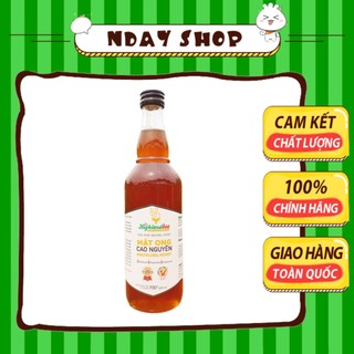 Mật Ong Cao Nguyên Highland Bee - Nday Shop, Nhiều Công Dụng Cho Sức Khỏe, Chai 500ml