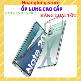 Ốp lưng samsung note 20/note 20 ultra/s20/s20+/s20 ultra/s10/s10+/s8/s8+/s9/s9+/note 10/note 10+ chống sốc trong suốt