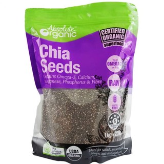 Hạt chia Úc tím Absolute Organic, hạt chia tím hữu cơ cho người giảm cân, ăn kiêng
