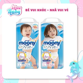 (Combo 3 gói ) Tã dán/quần Moony size nb90/S84/M64/L54/XL44-M58/L44/XL38/XXL26