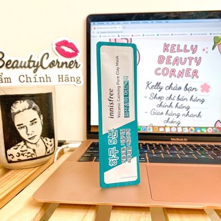 Mặt nạ tro núi lửa Innisfree Volcanic Calming Pore Clay Mask SAMPLE 3gr