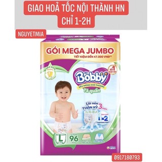 Bỉm quần bobby size l96/96+8 lõi nén 3mm
