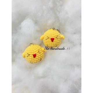 [ Handmade] Móc khoá Vịt con, gà con bằng len