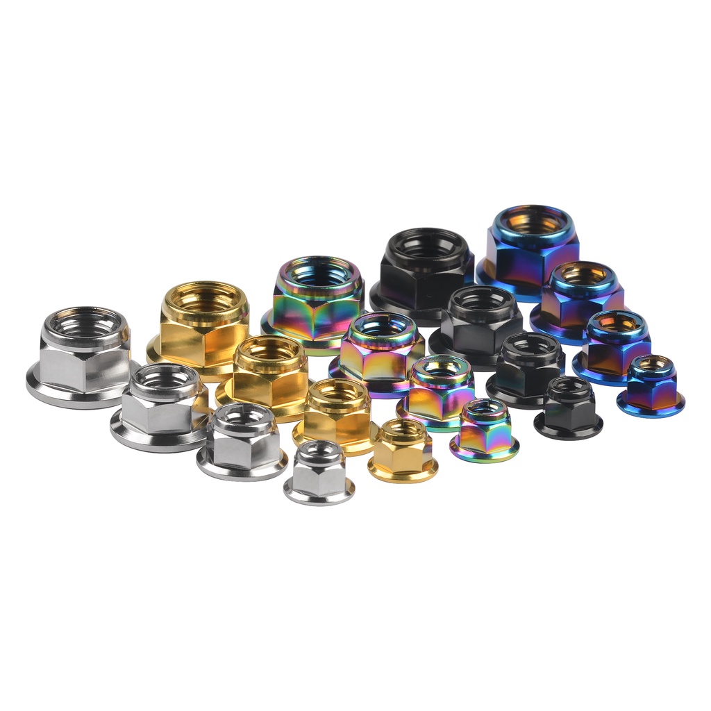 Đai ốc khóa xích WANYIFA bằng hợp kim titan gr5 m6 m8 m10 m12 cho xe đạp xe máy