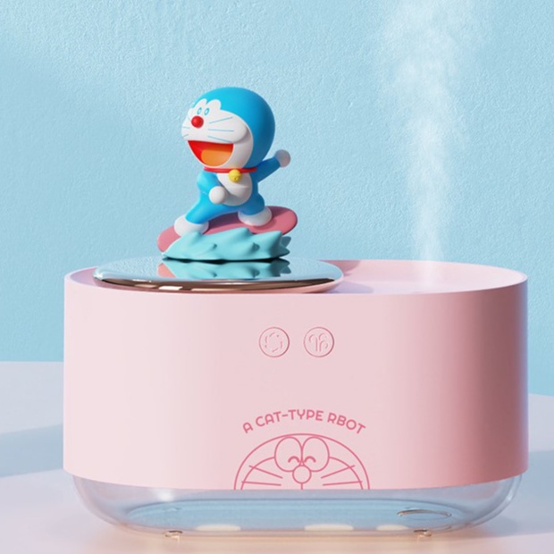 [ CHÍNH HÃNG ] Máy phun sương tạo độ ẩm kèm đèn ngủ Doraemon lướt són