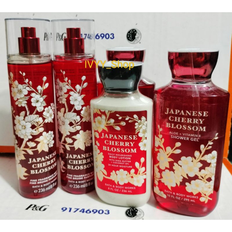 Xịt,tắm,dưỡng Thơm Toàn Thân Bath & Body Works Fine Fragrance Mist - Janpanese Cherry Blossom