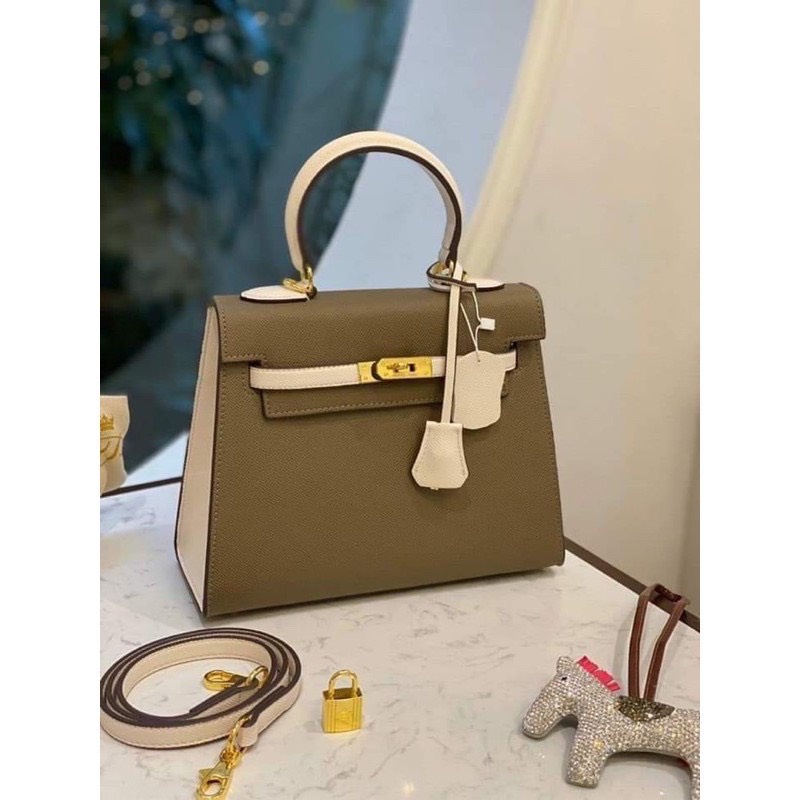 Túi H.M Kelly size 25 tag vàng