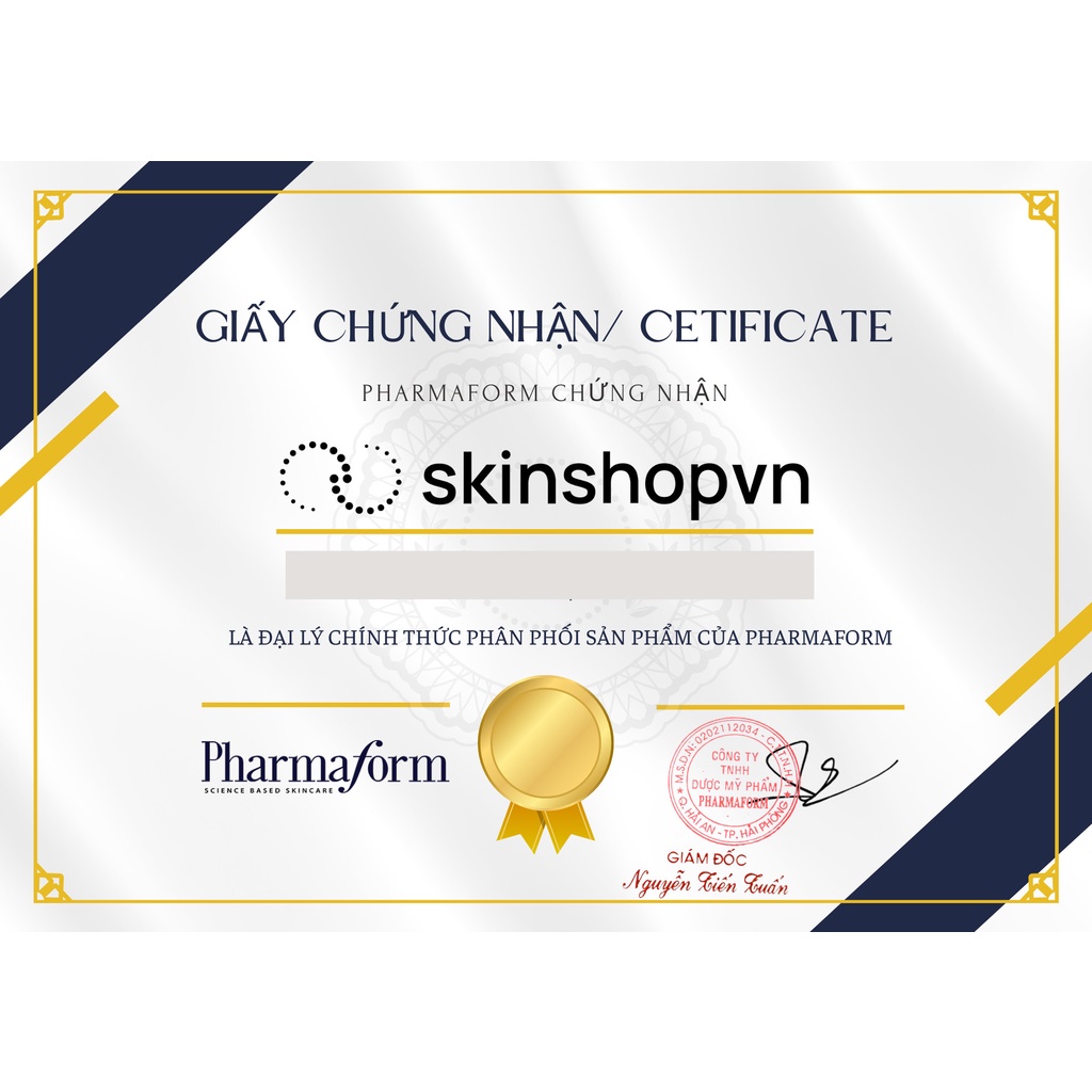 Serum trắng da, Giảm thâm mụn và thâm nám Pharmaform Skin Brightener 20ml