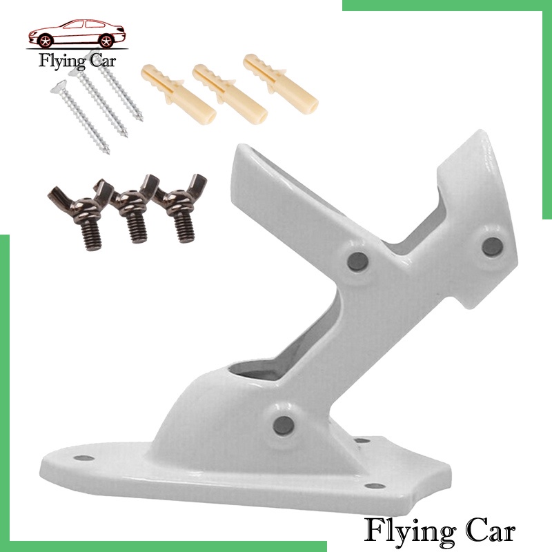 Giá treo cờ gắn tường bằng nhôm tiện dụng đa năng cho sân vườn