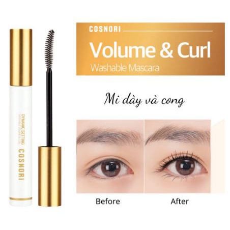 Mascara COSNORI chuốt mi siêu cong năng động