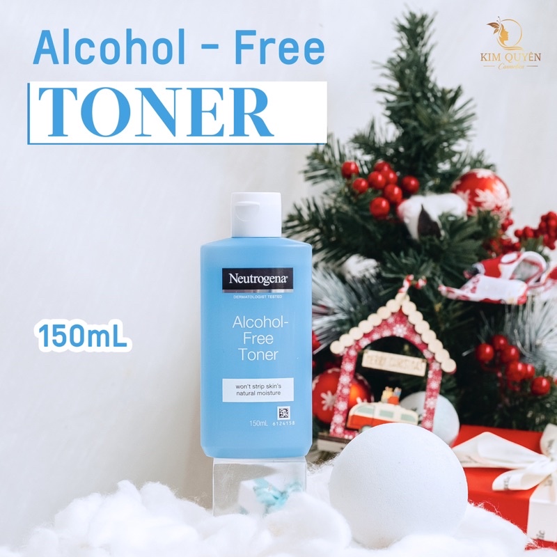 Nước hoa hồng  Neutrogena Alcohol Free Toner 150mL