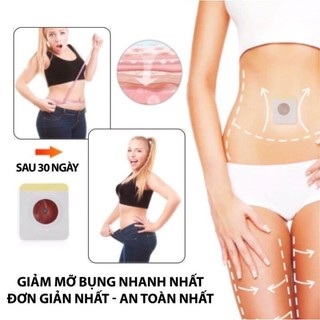 [Hộp 40 Miếng] Miếng Dán Tan Mỡ Dán Ở Rốn Tan Mỡ Bụng, Đùi, Tay
