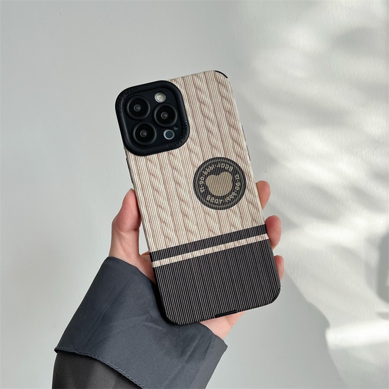 Ốp Điện Thoại Họa Tiết Gấu Đơn Giản Cho iPhone 14 13 12 11 Pro Max