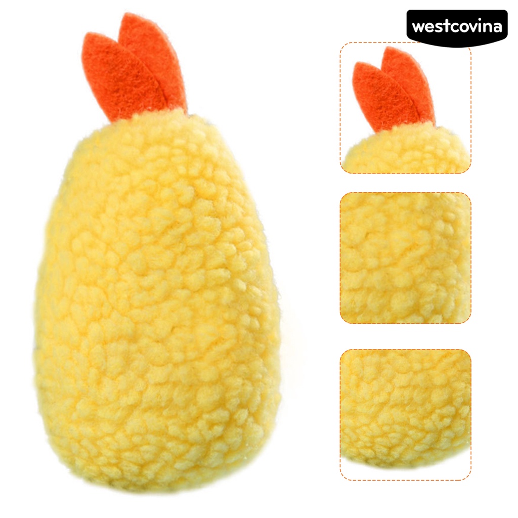 [COD]♘Thú Nhồi Bông Hình Chân Tôm Mềm Mại Làm Sạch Răng Cho Thú Cưng