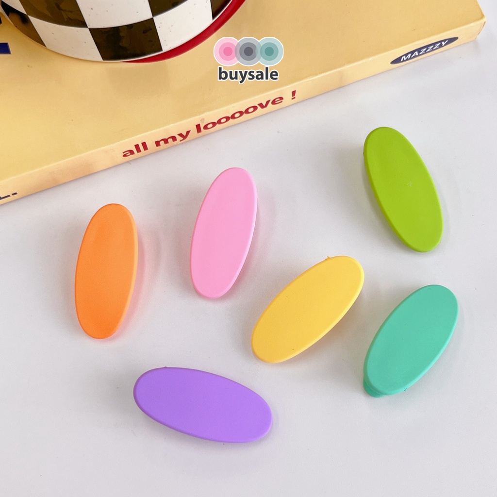 Kẹp mái thiết kế trẻ trung, màu sắc đa dạng, nổi bật, chất liệu nhựa bền bỉ, giúp tóc gọn gàng - BuySales - BSPK314