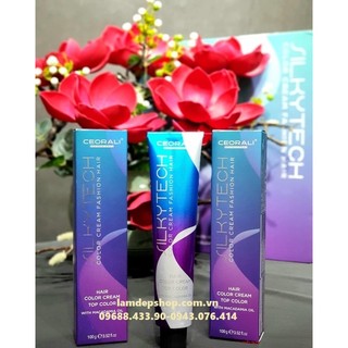 Kem Nhuộm Tóc Ceorali Silky-Tech - Mã Màu Nâu /52 (100ml) (Cần mua thêm trợ nhuộm)
