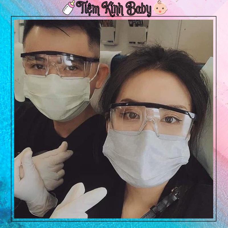 Kính bảo hộ y tế, kính chống giọt bắn kính đi đêm chống bụi thời trang nam nữ loại đẹp